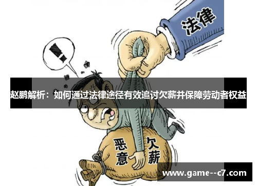 赵鹏解析:如何通过法律途径有效追讨欠薪并保障劳动者权益 赵鹏解析:如何通过法律途径有效追讨欠薪并保障劳动者权益